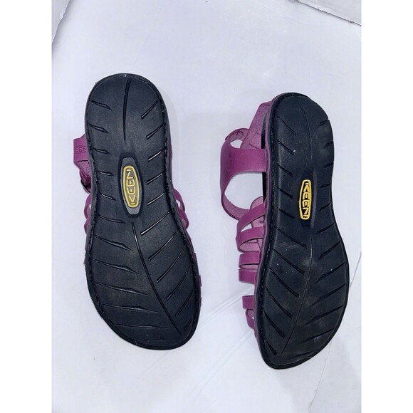 KEEN Womens Size 7.5  red wine Alman Gladiator Adjustable Comfort Sandals shoes - Picture 7 of 14